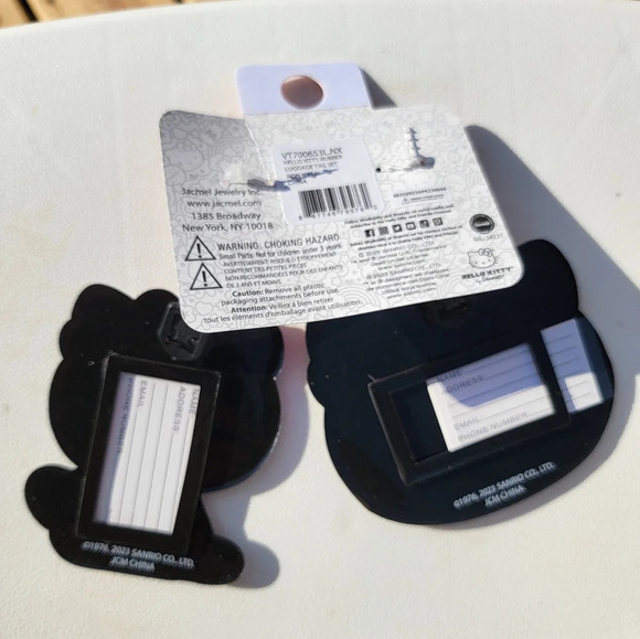 Hello Kitty Luggage Tag Set NWT - Picture 4 of 4